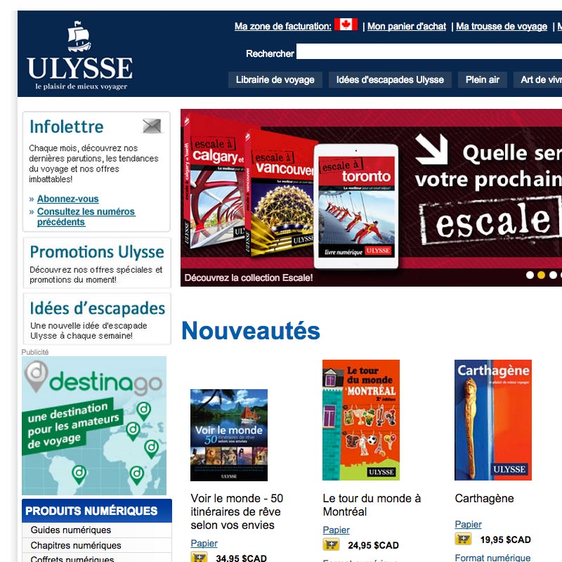 Guides de voyage Ulysse